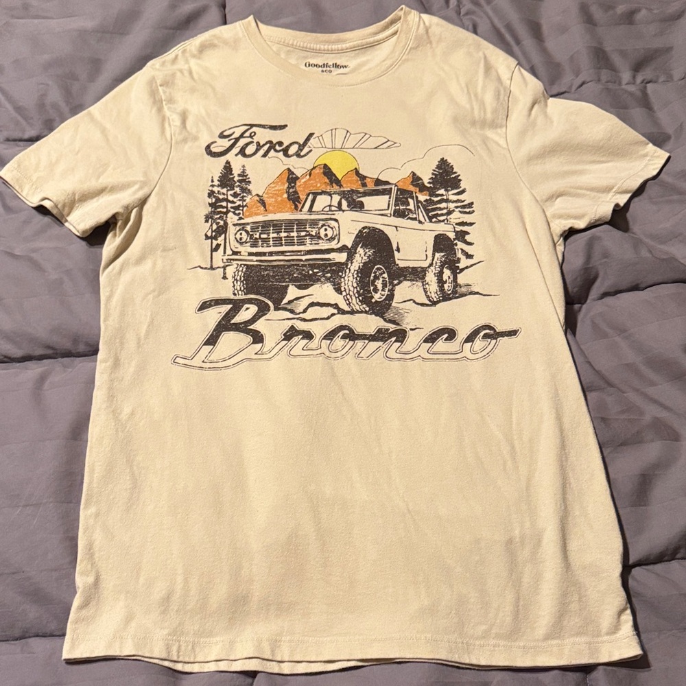 Ford Bronco Graphic Cream Tee